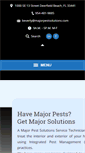 Mobile Screenshot of major-pest-solutions.com